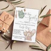 Genderneutraal We kunnen bijna wachten op Baby sho Kaart