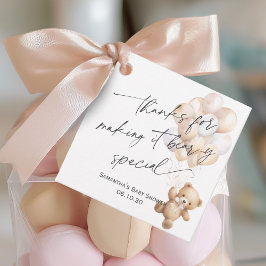 Genderneutraal We kunnen bijna wachten op Schattig Bedankjes Labels