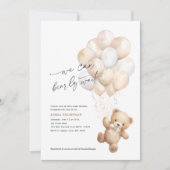 Genderneutraal we kunnen het Baby shower afwachten Kaart (Voorkant)