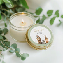 Genderneutraal Woodland Animals Baby shower