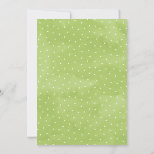 Genderneutraal Woodland Fox Baby shower Uitnodigin Kaart (Achterkant)