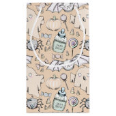 Genderneutrale Baby Halloween Pumpkin Ghost Klein Cadeauzakje (Achterkant)