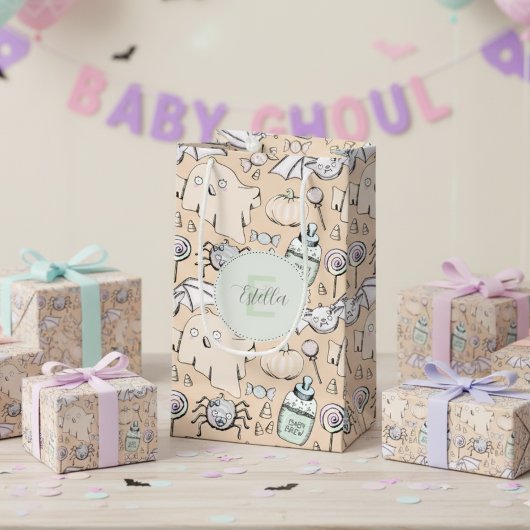 Genderneutrale Baby Halloween Pumpkin Ghost Klein Cadeauzakje