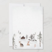 Genderneutrale Baby Het is koud buiten het Baby sh Kaart (Achterkant)