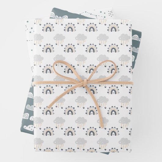 Genderneutrale Baby Inpakpapier Vel (In situ)