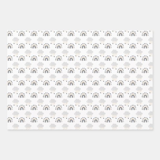 Genderneutrale Baby Inpakpapier Vel (Voorkant)