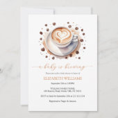 Genderneutrale Baby is het Baby shower van het kof Kaart (Voorkant)