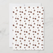 Genderneutrale Baby is het Baby shower van het kof Kaart (Achterkant)