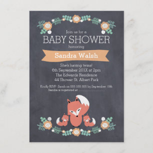 Genderneutrale Baby shower-2-voudige Kaart