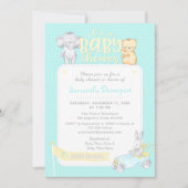 Genderneutrale Baby shower | Munt Kaart (Voorkant)