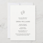 Genderneutrale Baby shower-uitnodiging Kaart (Voorkant)