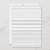 Genderneutrale Baby shower-uitnodiging Kaart (Achterkant)