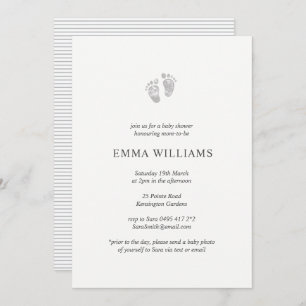 Genderneutrale Baby shower-uitnodiging Kaart