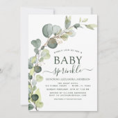 Genderneutrale Baby sprinkhaan schokgraan Kaart (Voorkant)