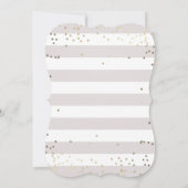 Genderneutrale Baby sprinkhaanuitnodiging Kaart (Achterkant)