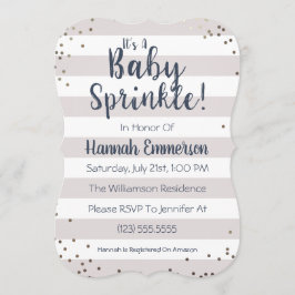 Genderneutrale Baby sprinkhaanuitnodiging Kaart