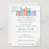 Genderneutrale Baby sprinkhaanuitvindingen Kaart (Voorkant)