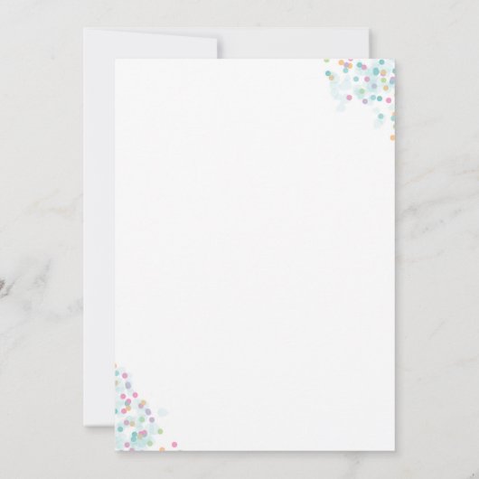 Genderneutrale Baby sprinkhaanuitvindingen Kaart (Achterkant)