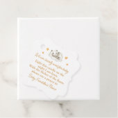 Genderneutrale Barly Wachten Baby shower Candle Bedankjes Labels (In situ)