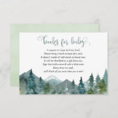 Genderneutrale bergen boeken in plaats van kaarten (Voorkant / Achterkant)