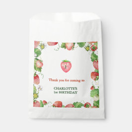 Genderneutrale Berry Sweet Eerste Verjaardag bedan Bedankzakje