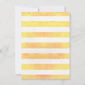 Genderneutrale bij thema Baby shower uitnodiging (Achterkant)