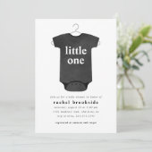 Genderneutrale Bodysuit Baby shower (Staand voorkant)