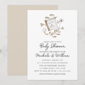 Genderneutrale Boho Baby shower Uitnodiging (Voorkant / Achterkant)