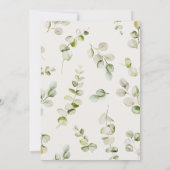 Genderneutrale Boho Clothes Line Baby shower Kaart (Achterkant)