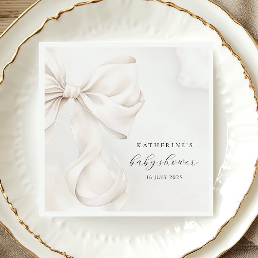 Genderneutrale boog Baby shower Servet