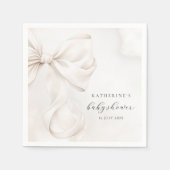 Genderneutrale boog Baby shower Servet (Voorkant)