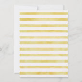 Genderneutrale Bunny Baby shower-uitnodiging Kaart (Achterkant)