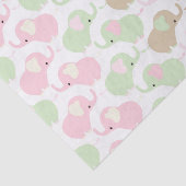 Genderneutrale Cute Baby Elephant Tissuepapier (Detail)