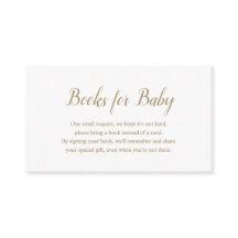 Genderneutrale, eenvoudige Gold Books voor Baby sh