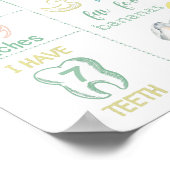 Genderneutrale eerste verjaardag over mij poster (Hoek)