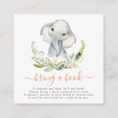 Genderneutrale ellephant voor klinken Boek Informatiekaartje (Voorkant)