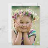 Genderneutrale foto Het is een verjaardagsfeestje Kaart (Achterkant)