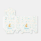 Genderneutrale Giraffe en sterretjes Baby shower Bedankdoosjes (Uitgevouwen)