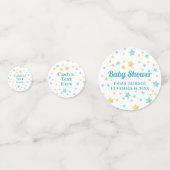 Genderneutrale Giraffe en sterretjes Baby shower Confetti