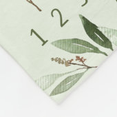 Genderneutrale groene bladeren Maandag Fleece Deken (Hoek)