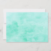 Genderneutrale groene BOY Woodland Baby shower Kaart (Achterkant)