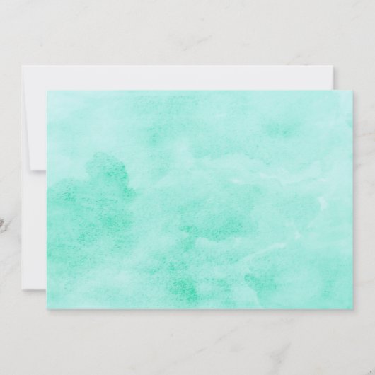 Genderneutrale groene BOY Woodland Baby shower Kaart (Achterkant)