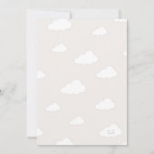 Genderneutrale heteluchtballon met Rozen Douche Kaart (Achterkant)