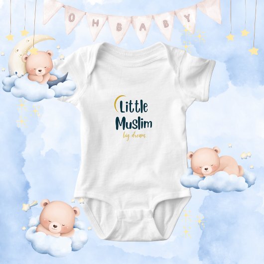 Genderneutrale islamitische quote Slogan Nap Sleep Romper