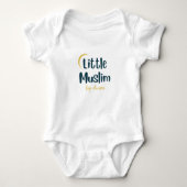 Genderneutrale islamitische quote Slogan Nap Sleep Romper (Voorkant)