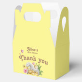 Genderneutrale mammie en Baby klauw Dank u wel Bedankdoosjes (Geopend)