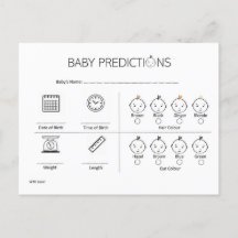 Genderneutrale minimalistische Baby-voorspelling K