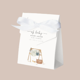 Genderneutrale minimalistische Boho Baby shower kl Bedankdoosjes