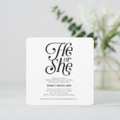 Genderneutrale, moderne kaart (Staand voorkant)