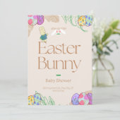 Genderneutrale paasmakerij Baby shower Kaart (Staand voorkant)